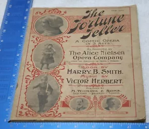 The Fortune Teller ópera cómica en 3 actos Smith, Harry B. Smith Victor Herbert - Imagen 1 de 8