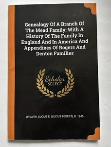 Genealogie eines Zweiges der Met-Familie; mit Anhängen von Rogers und Denton - Bild 1 von 3