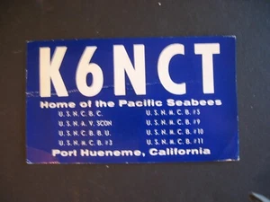 Vintage AK Amateurfunker Port Hueneme ca. - Bild 1 von 2