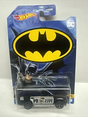(A2) Hot Wheels DC  BATMAN Tahoe #1/5 Gotham Police One Price Shipping!  - Image 1 of 4