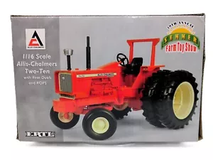 1/16 Allis Chalmers Two-Ten Tractor With Rear Duals & ROPS, 2004 Summer Farm Toy - Picture 1 of 4