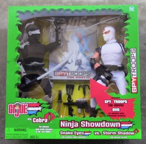 2003 Hasbro GI Joe Vs Cobra Ninja Showdown Snake Eyes & Storm Shadow NEW Sealed - Picture 1 of 2