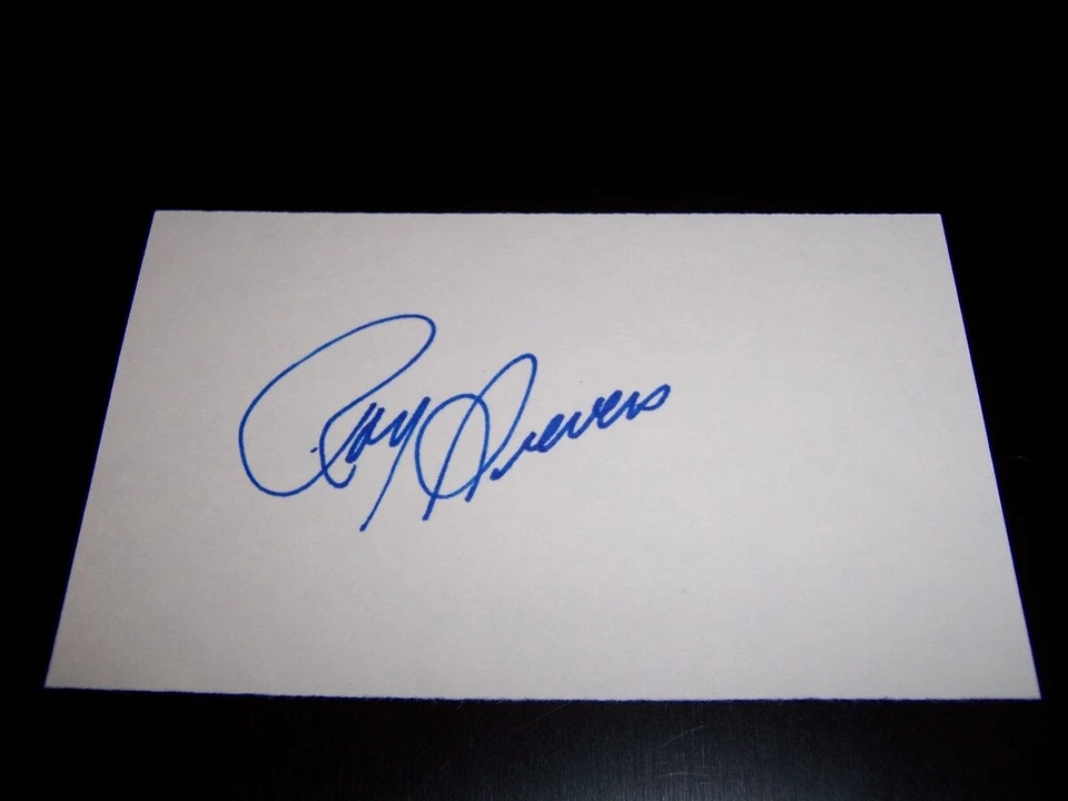 Roy Sievers Autographed Index Card St Louis Browns  W/ Pass Authentication  - Image 1 of 1