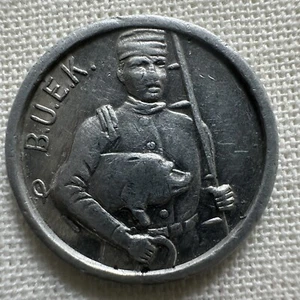 Hungary BUEK KABALA Spiritual token Aluminum 20mm - Picture 1 of 3