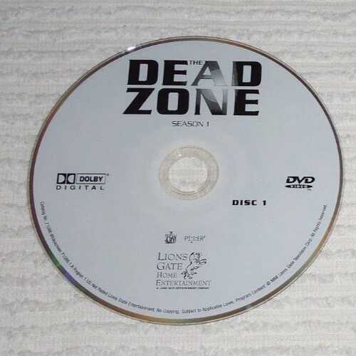 THE DEAD ZONE Season 1 DISC 1 REPLACEMENT DVD only, first 1st season one - Image 1 of 1