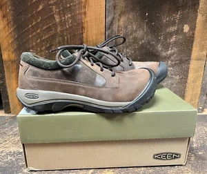 NIB KEEN 1019511 Austin Casual WP Brown/BlackOlive Cord Men's Casual Shoe - Picture 1 of 4