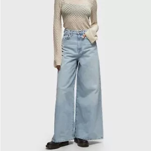 NEW AGOLDE NOLAN JEANS IN ENCOUNTER STOVE PIPE WIDE LEG 26 - Picture 1 of 3