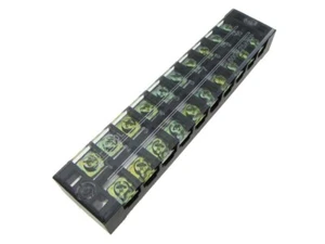 10 Positionen Schraub Absperrleiste Reihenklemme mit Abdeckung 25A - Bild 1 von 1