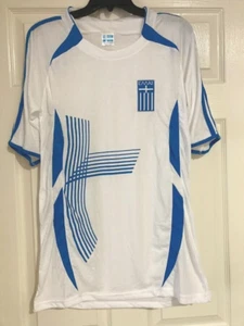 Greece National Team White Away Soccer Jersey 2006/08 Men’s SMALL NEW - Picture 1 of 4