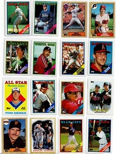 59 Topps Baseball Trading Cards 1987 1988 1989 Neu keine doppelten - Bild 1 von 8