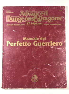 AD&D Advanced Dungeons & Dragons Manuale del Perfetto Guerriero Ita - Immagine 1 di 4