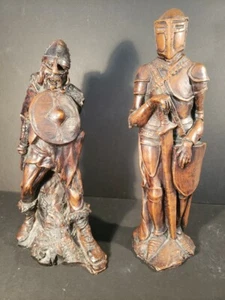 Priory Castings Soldier Warrior Figurine Medieval Sherfield England 14"h Vintage - Picture 1 of 11