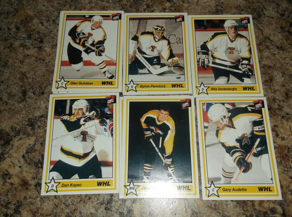 1990-91 7th Inning Sketch # 225 MIKE VADENBERGHE BRANDON WHEAT KINGS WHL  - Image 1 of 1