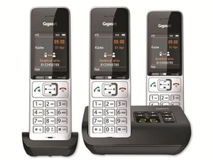 Gigaset Comfort 500A Trio srebrno-czarny - Zdjęcie 1 z 3