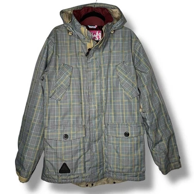 男式 Burton Dry Ride 夹克滑雪板滑雪冬季 y2K 尺寸 M — 第 1/4 张图片