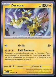Carte Pokémon Zeraora 078/182 Holo Rivalités Destinées Français - Picture 1 of 2