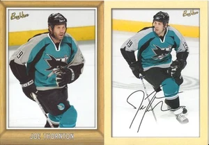 Joe Thornton 2005-06 & 2006-07 Upper Deck Bee Hive 5 x 7 Karten - Bild 1 von 1