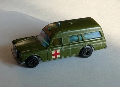 Vintage Rare Matchbox super fast Mercedes Benz 'Binz' Military Ambulance  - Image 1 of 4