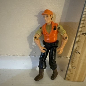 Adventure Wheels Hunter Action Figure 3.75” — Orange Vest & Hat, 1:18 Scale - Picture 1 of 2