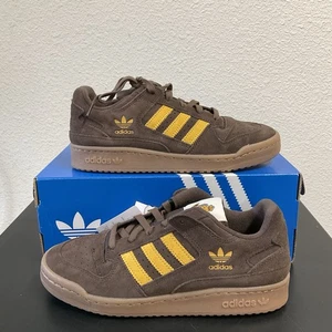adidas Forum CL Low Brown Preloved Yellow Size 9 New - Picture 1 of 10