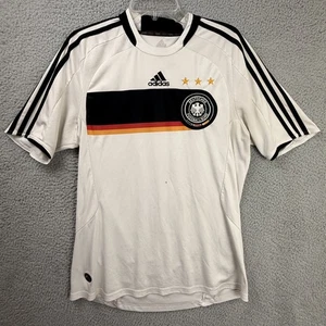 Deutschland Trikot Herren Medium weiß Adidas Fußballtrikot DFB Fußball 3 Sterne MÄNGEL - Bild 1 von 16