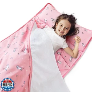 Toddler Nap Mat with Blanket 50" x 21" x 1.5", Nap Mat for Boys Girls Super S - Picture 1 of 5