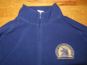 Adidas B.A.A. 1999 Sudadera con Capucha BOSTON MARATHON Bordada con Cremallera (LG) - Imagen 1 de 5