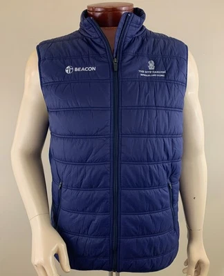 STRAIGHT DOWN Men's Full-Zip Puffer Golf Vest Ritz-Carlton Lake Oconee Size L - Image 1 of 4