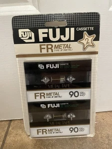 2x Fuji FR Metal 90 Cassette Tipo 4 IV Cinta en Blanco Hecha en Japón Nueva y Sellada - Imagen 1 de 6