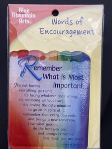 Blue Mountain Arts Miniature Easel/Magnet Words of encouragement - Picture 1 of 2