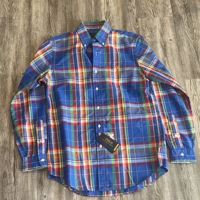 Polo Ralph Lauren Button Down Shirt Mens S Classic Fit Performance Long Sleeve - Image 1 of 4