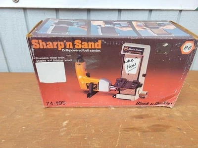 Black & Decker Sharp n' Sand Drill Powered Belt Sander - Image 1 of 2