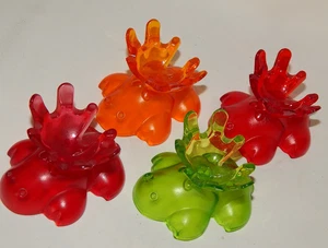 4 Eierbecher ELCH  Koziol Olaf Meyer Design  rot grün orange - Picture 1 of 9