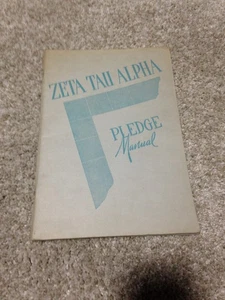 ZETA TAU ALPHA PLEDGE MANUAL 1959 - Foto 1 di 10