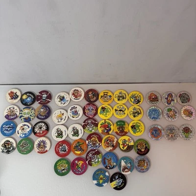 Mad Cap, Laser Caps, Light Caps Vintage 1990s Pogs Collection Collectable Caps - Image 1 of 4