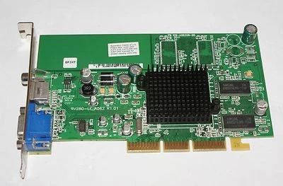 HP ATI Radeon 9200 128MB VGA AGP Graphics Card - 5187-4272 - Image 1 of 3