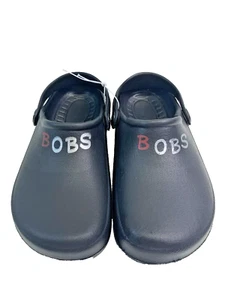 New Skechers Bobs Black Croc Shoes Boys Youth Size 3 ~ Runs Small - Picture 1 of 17