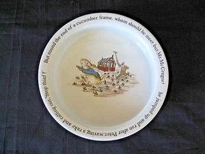 SELTEN Wedgwood PETER RABBIT Beatrix Potter Baby/Kinder Geschirr Made in England NEUWERTIG - Bild 1 von 8