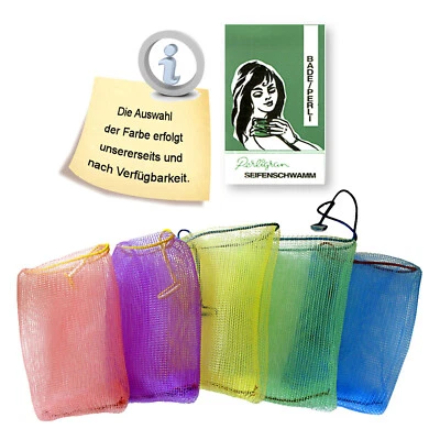 10er Set Perligran Seifenbeutel Bade-Perli Seifenschwamm - Bild 1 von 4