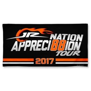 DALE EARNHARDT JR. #88 JR NATION APPECI88ION TOUR 30"X60" SPECTRA BEACH TOWEL - Picture 1 of 1