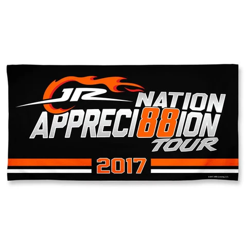 DALE EARNHARDT JR. #88 JR NATION APPECI88ION TOUR 30"X60" SPECTRA BEACH TOWEL Cover