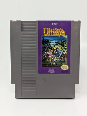 Ultima: Exodus (Nintendo Entertainment System, 1989) - Cart Only - Image 1 of 3