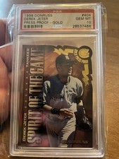 1998 Donruss Derek Jeter Gold Press Proof /500 PSA 10 Gem Mint Rare Ssp Yankees