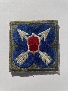 Authentic WWII Acorn Arrows US Army XXI Corps Patch European Theatre 21st Corps - Picture 1 of 4
