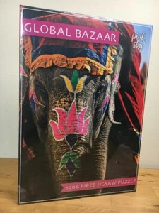 NEU IM KARTON PINK SKY GLOBAL BAZAR 1000 STÜCK LOTUS ELEFANT PUZZLE  - Bild 1 von 2