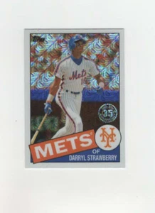 2020 Topps 1985 Topps Silver Pack Chrome Darryl Strawberry #85C-24 - Picture 1 of 2