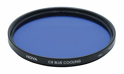 Genuine HOYA C8 BLUE COOLING Filter 58mm, NEW,Balance out reddish or orange hues - Image 1 of 4