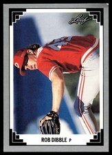1991 Leaf #282 Rob Dibble    Cincinnati Reds