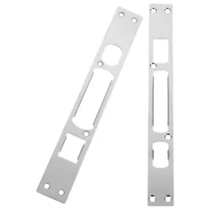 2PCS Security Door Striker Plate Door Strike Plate Stainless Steel Door Strike - Picture 1 of 12
