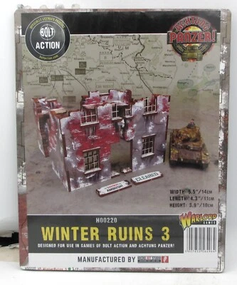 Micro Art Studio H00220 Winter Ruins 3 (Bolt Action/Achtung Panzer!) Terrain - Image 1 of 2